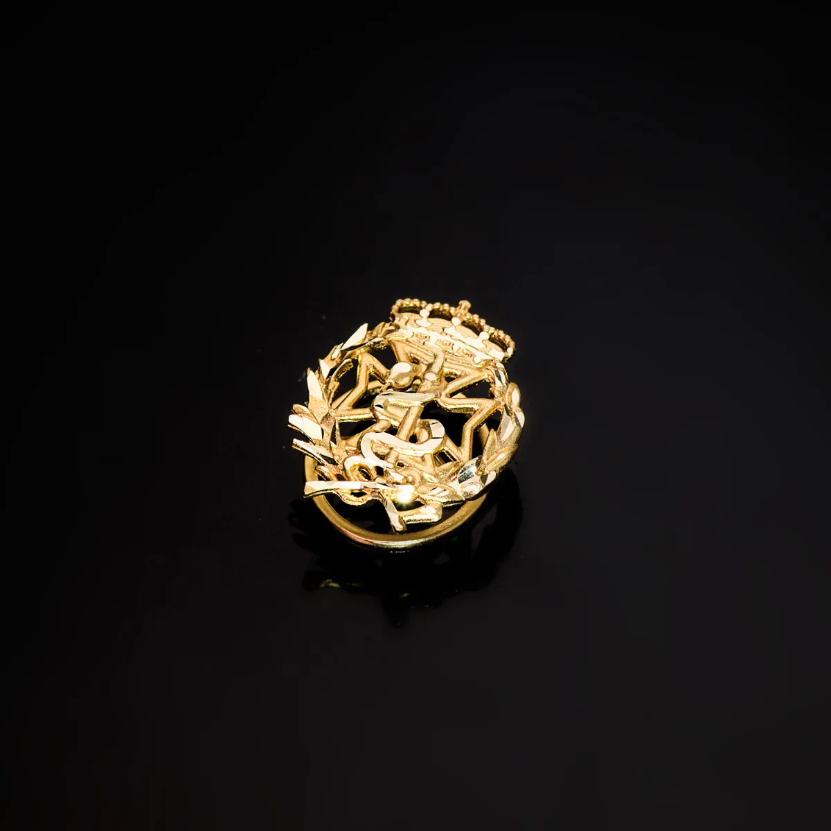 18K INSIGNIA ORO AMARILLO ODONTOLOGIA  17 X 14 MM — vista 2