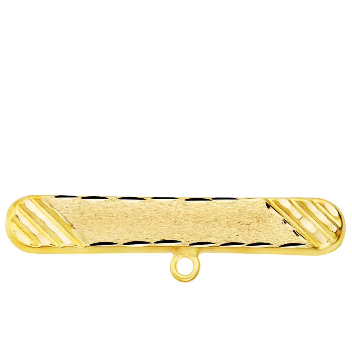 18K ALFILER ORO AMARILLO TALLADO 30X5 MM
