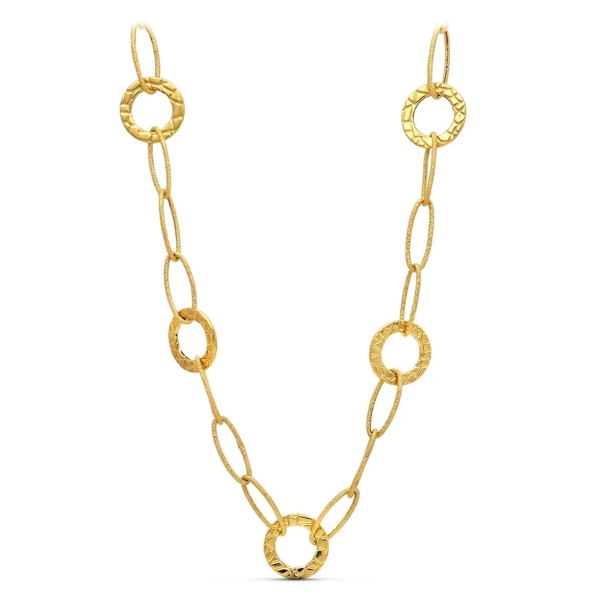 18K GARGANTILLA ORO AMARILLO ESLABONES