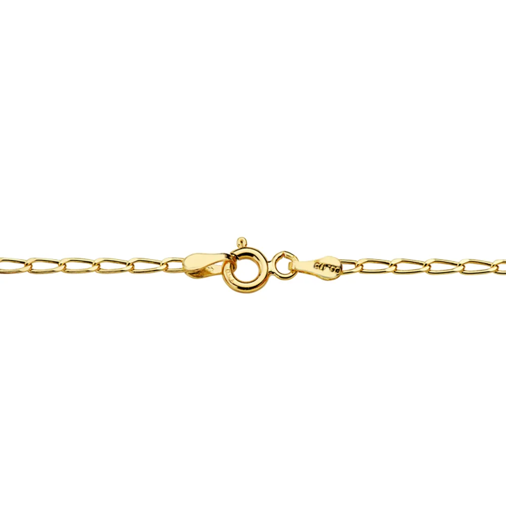 18K CADENA ORO AMARILLO MACIZA BILBAO 50CM 2 MM — vista 2