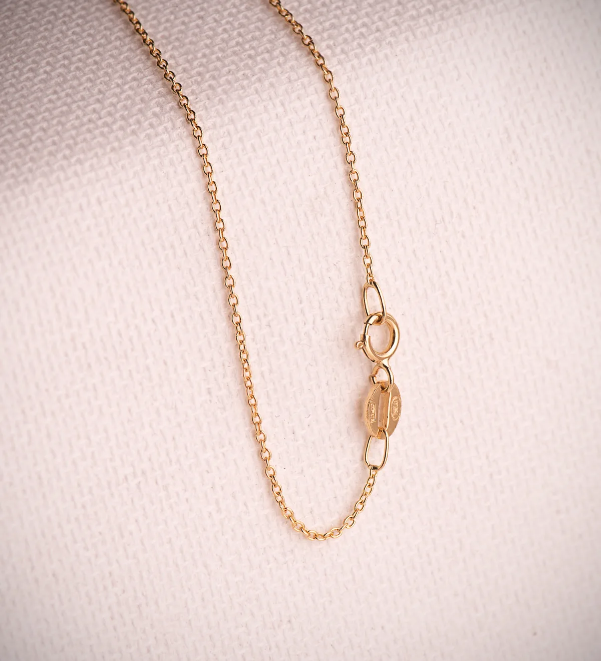 18K CADENA ORO AMARILLO ROLO MACIZA ANCHO: 1MM LARGO: 45CM — vista 3