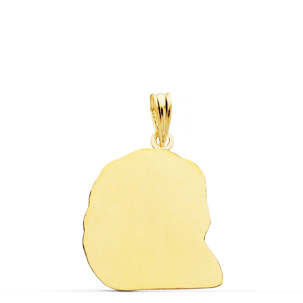 18K COLGANTE ORO AMARILLO CABEZA DE CRISTO  23X19 MM — vista 2