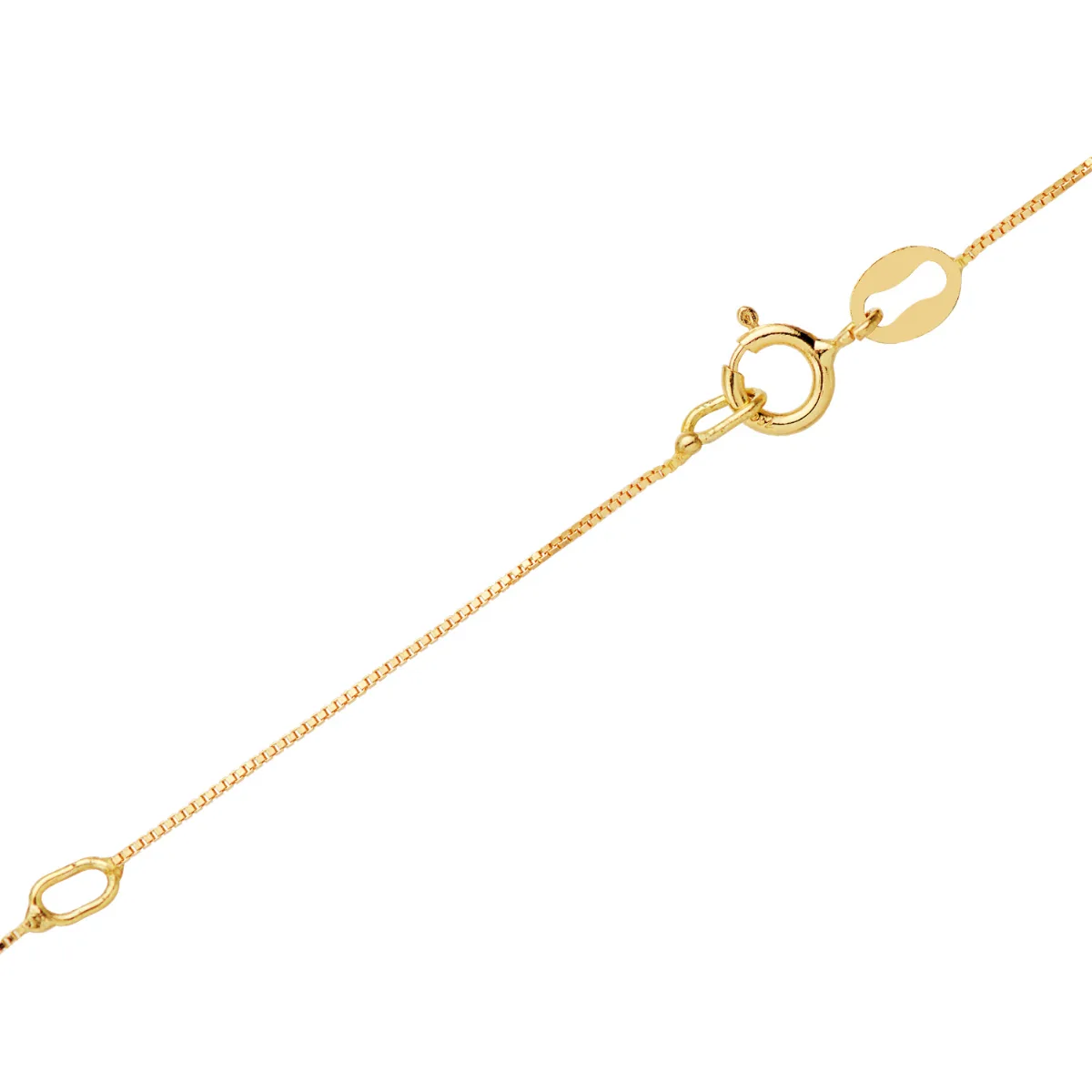 18K COLGANTE ORO AMARILLO CON DIAMANTES LABORATORIO 0,182 QTS - VS2 G. MED: 6.5MM. CADENA 42-3CM — vista 3