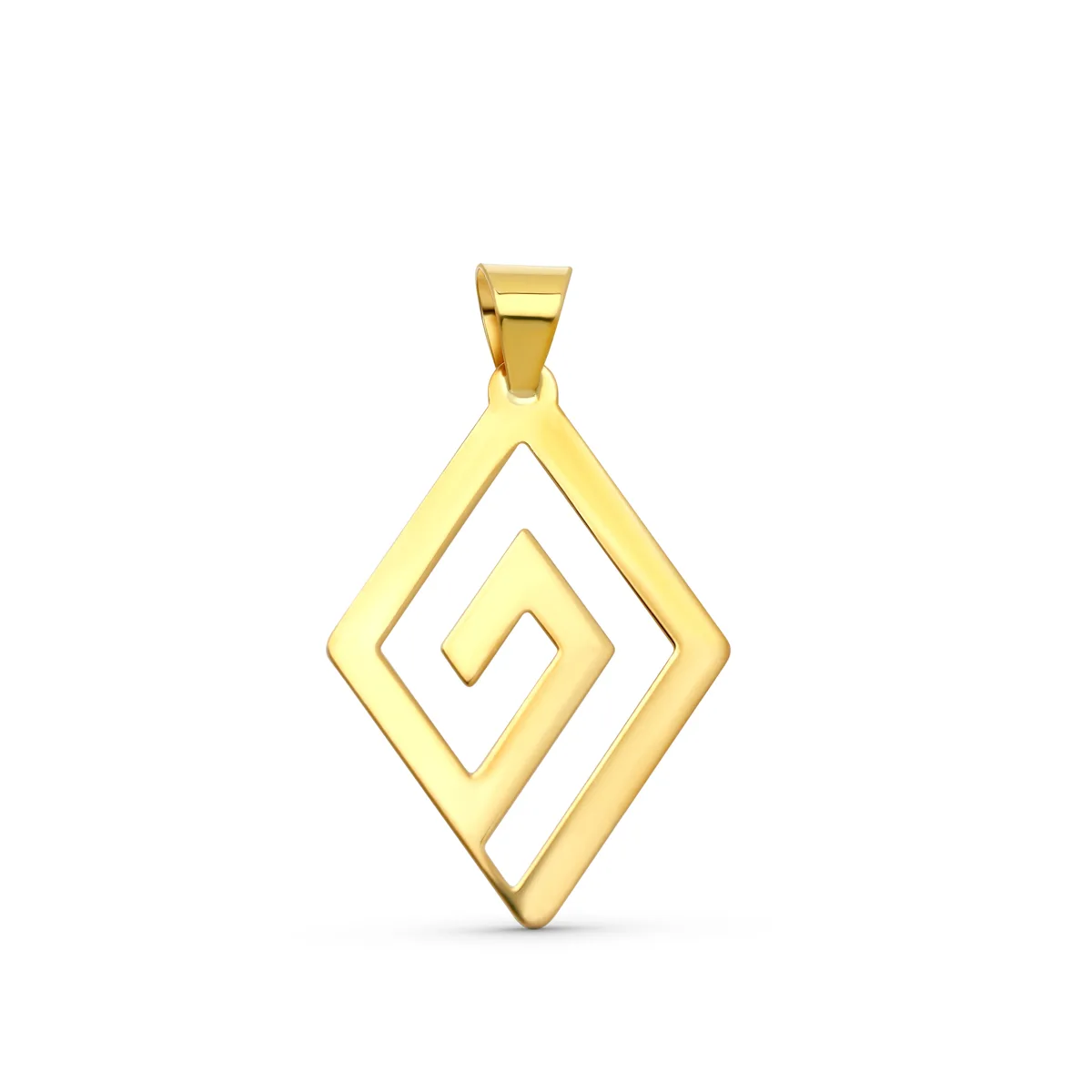 18K COLGANTE ORO AMARILLO ROMBO
