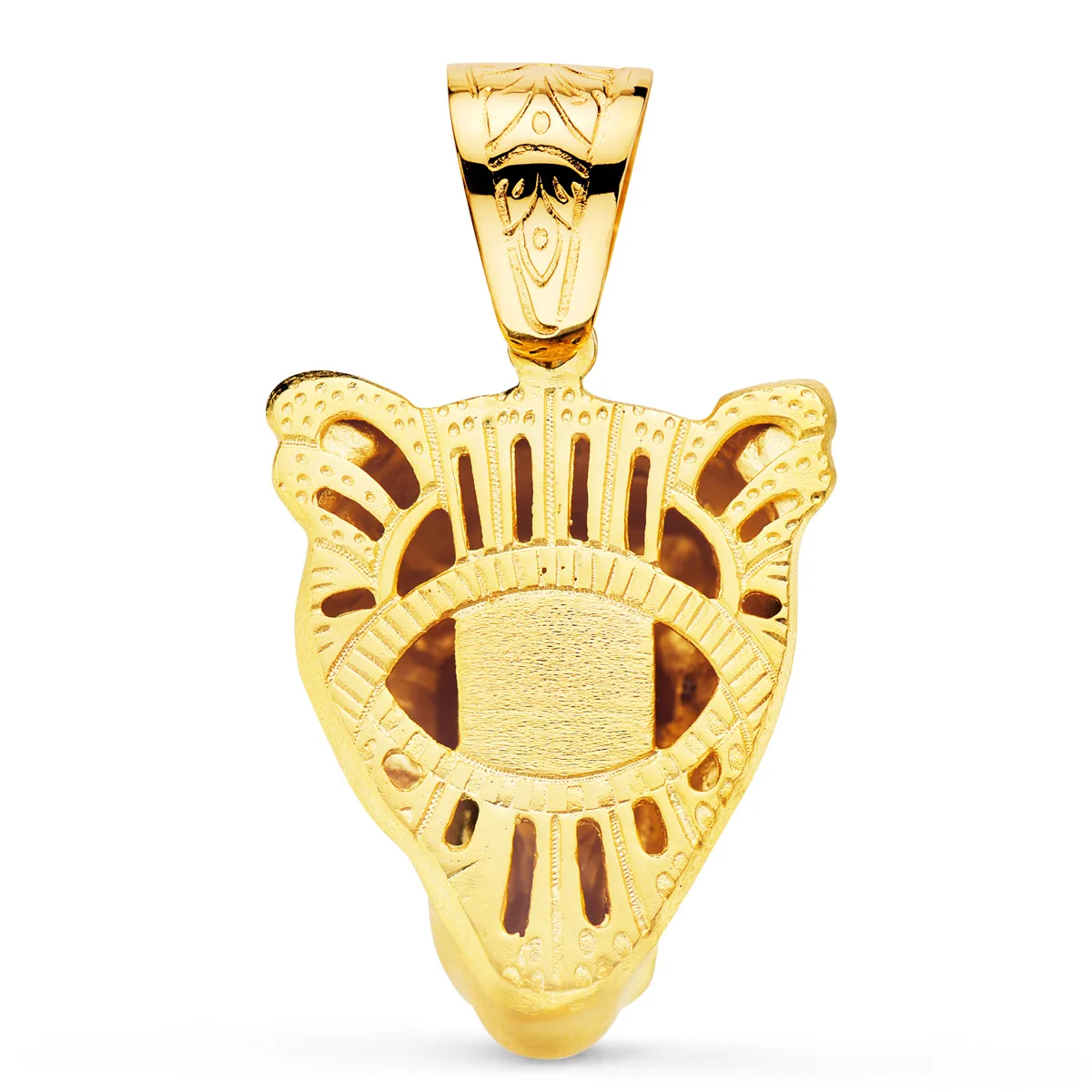 18K COLGANTE ORO AMARILLO PUMA GIGANTE. 40X34 MM — vista 2