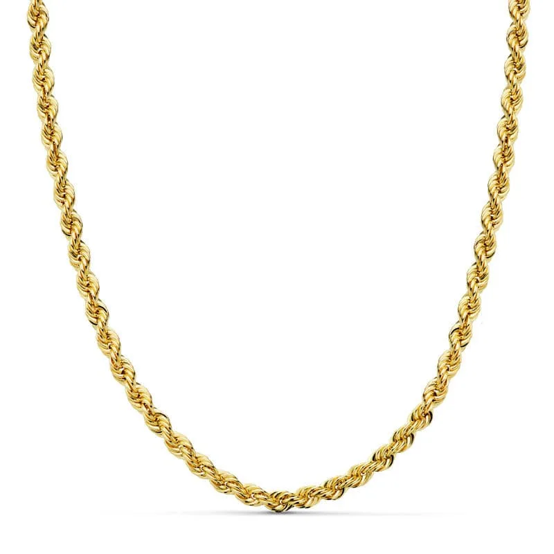 18K CORDON SALOMONICO ORO AMARILLO 45CM NORMAL 4 MM