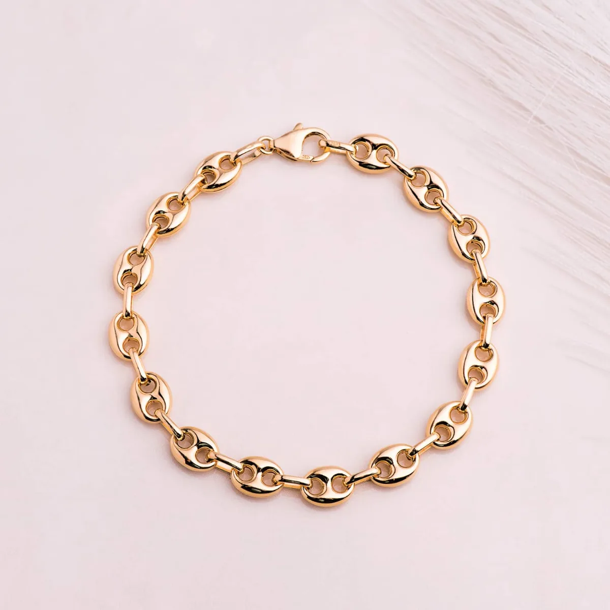 18K PULSERA ORO AMARILLO CALABROTE HUECO ANCHO: 7,5 MM. LARGO:  21CM — vista 2