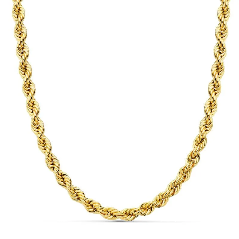 18K CORDON ORO AMARILLO SALOMONICO LIGERO. ANCHO: 4,8 MM. LARGO: 60CM