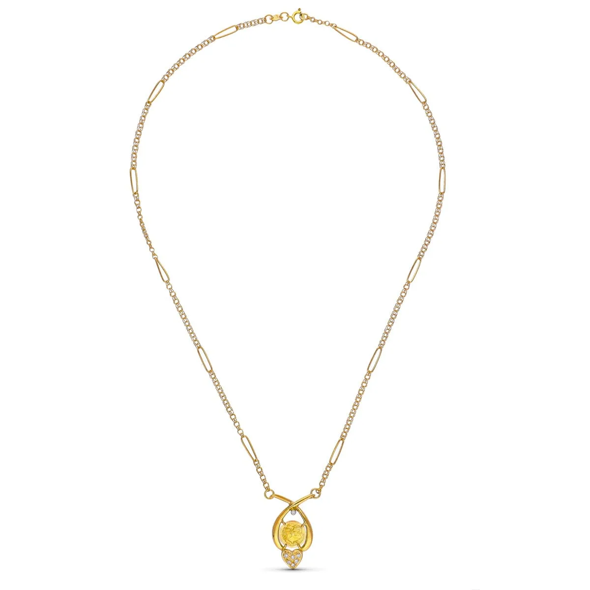 18K GARGANTILLA ORO AMARILLO ENAMORADOS 48 CM