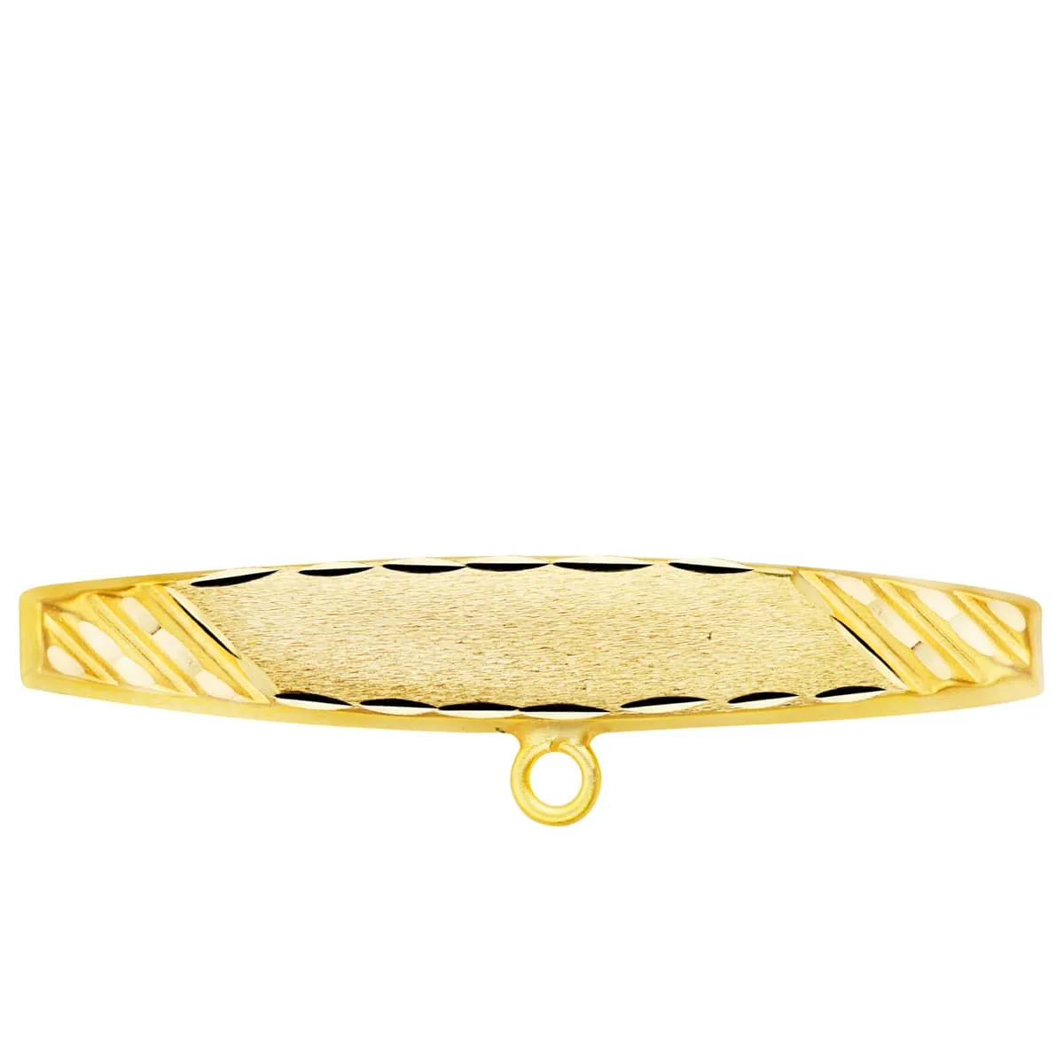 18K ALFILER ORO AMARILLO TALLADO 30X5 MM