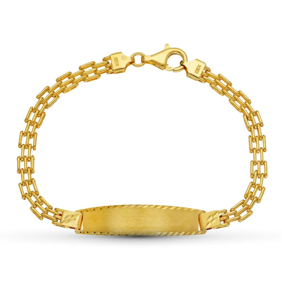 18K PULSERA ESCLAVA ORO AMARILLO PANTER 19CM