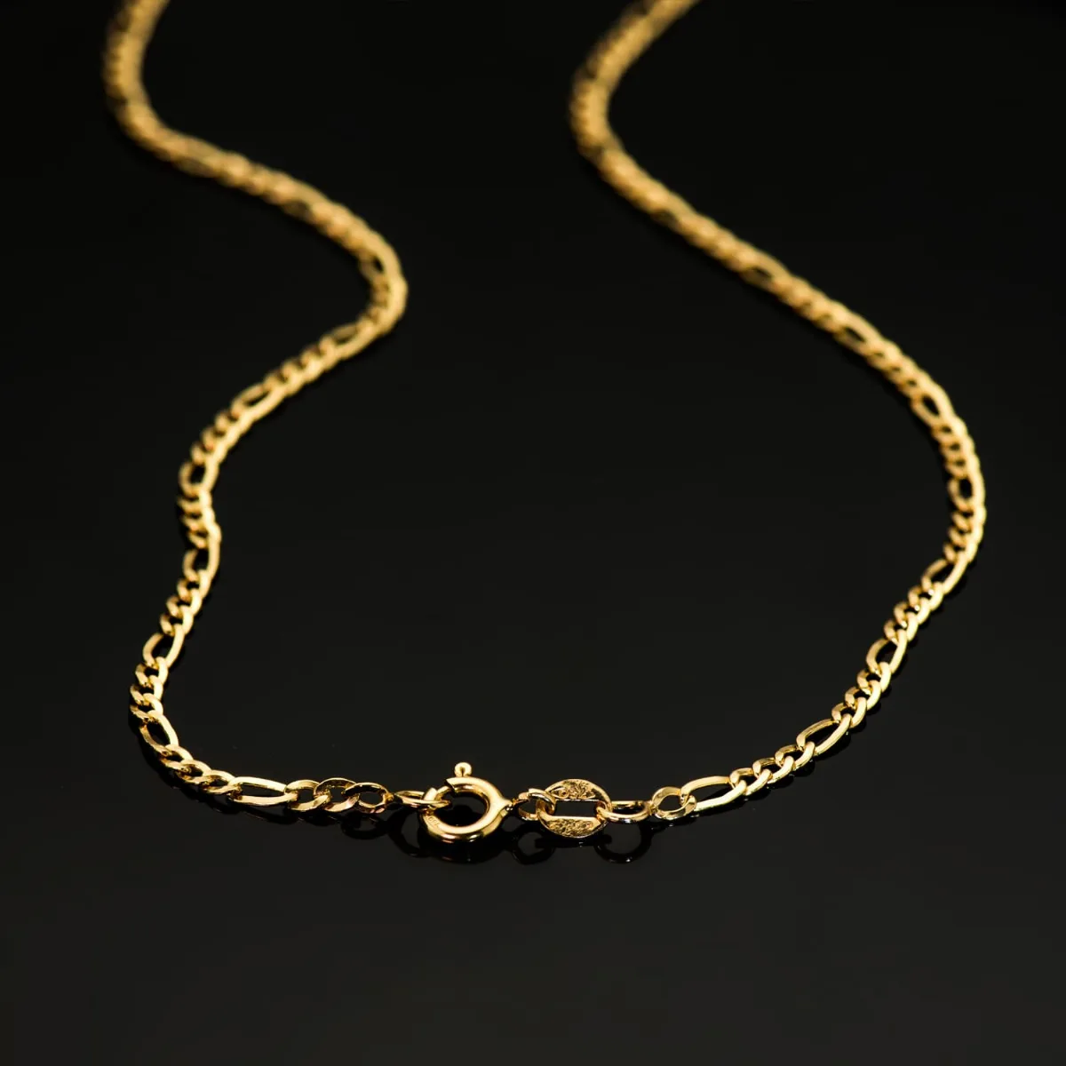 18K CADENA ORO AMARILLO CARTIER HUECA ESLABON PLANO ANCHO: 2.2MM LARGO: 50CM — vista 2