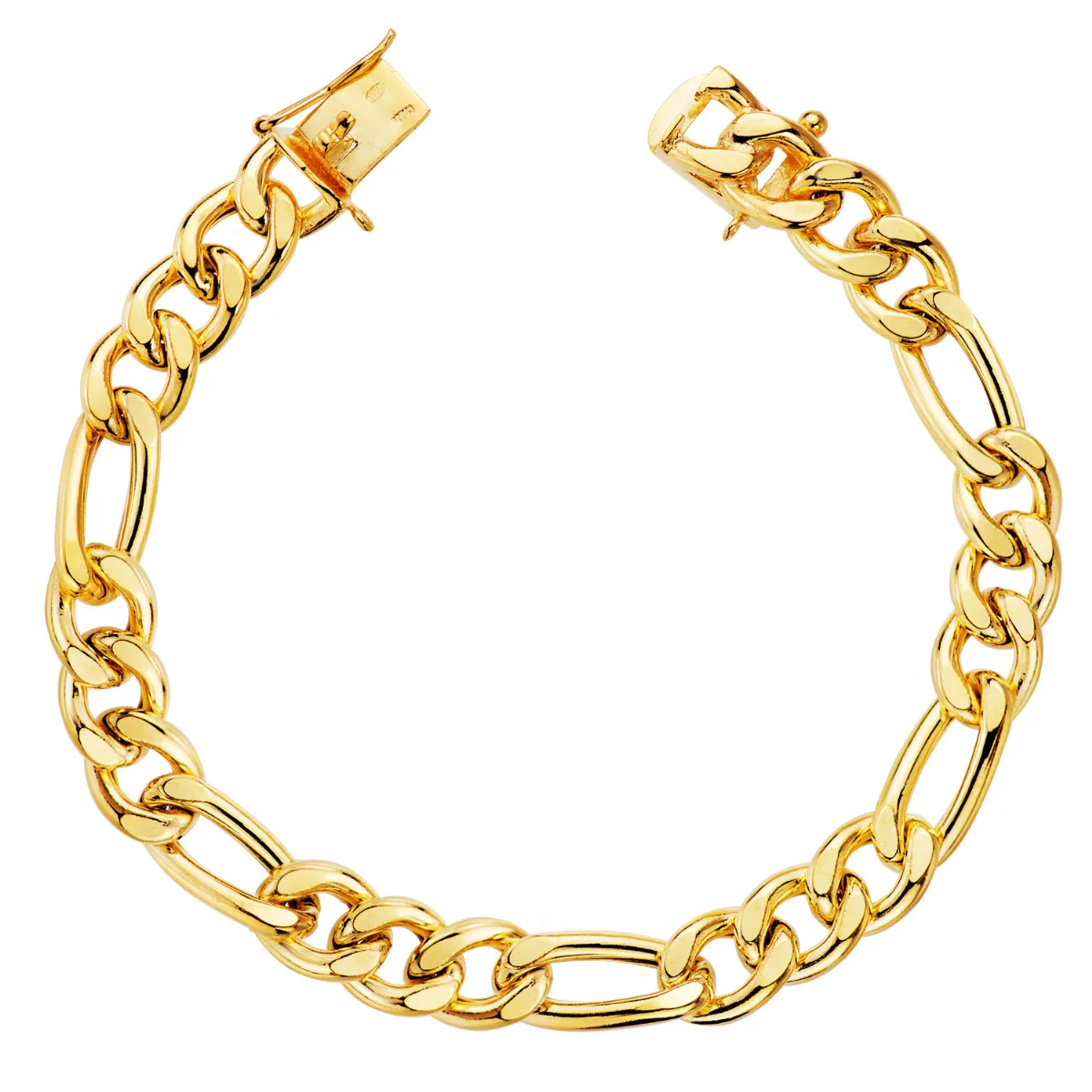18K PULSERA ORO AMARILLO CARTIER 3X1 HUECA ANCHO: 8 MM. LARGO: 21.5 CM