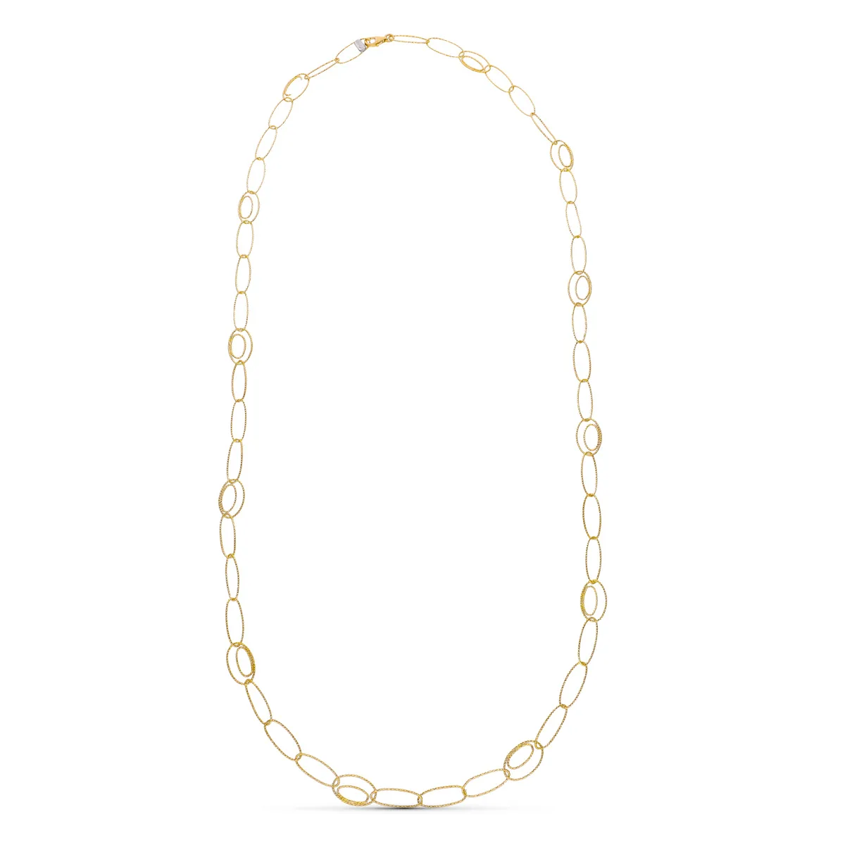 18K GARGANTILLA ORO AMARILLO ESLABONES 80CM