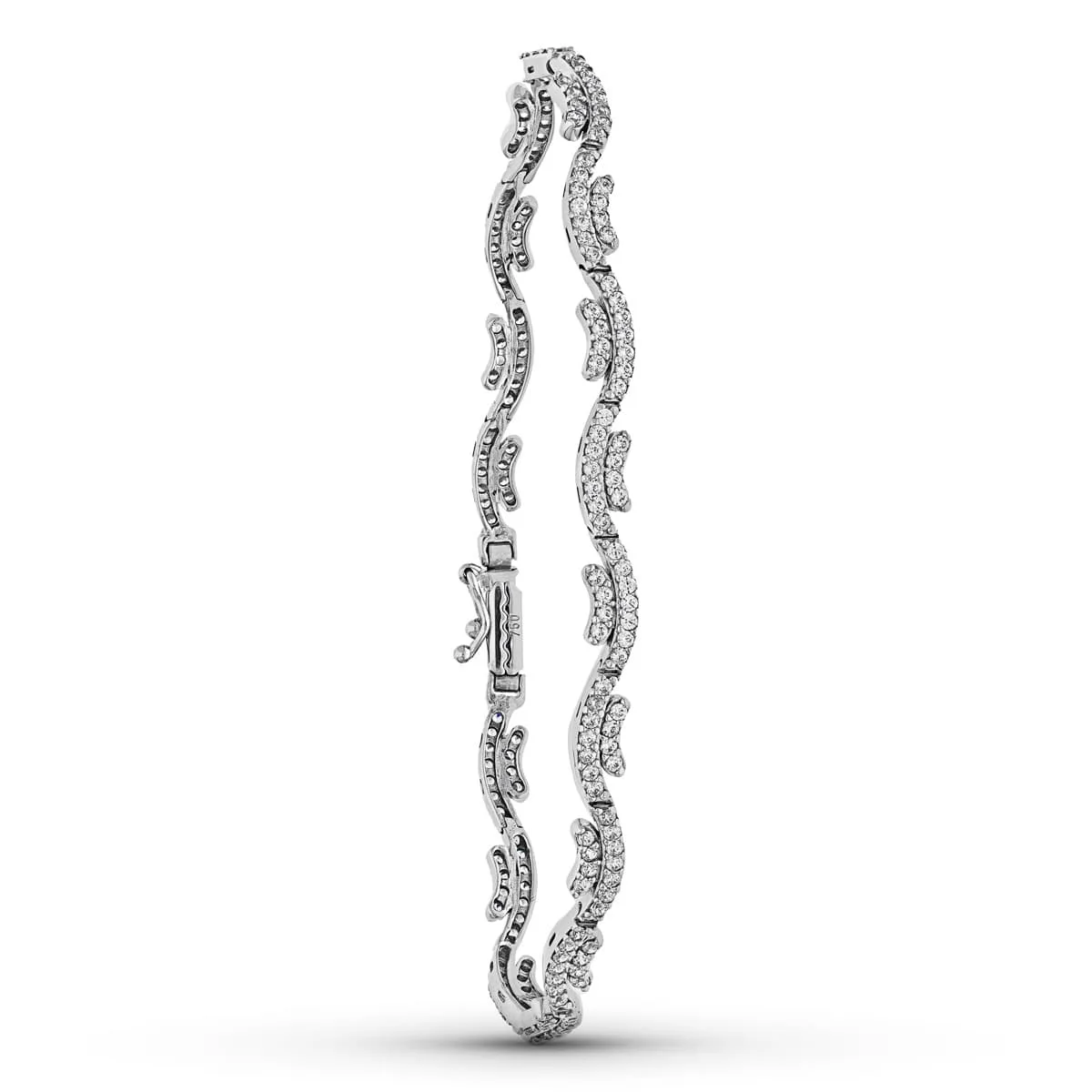 18K PULSERA ORO BLANCO CIRCONITAS