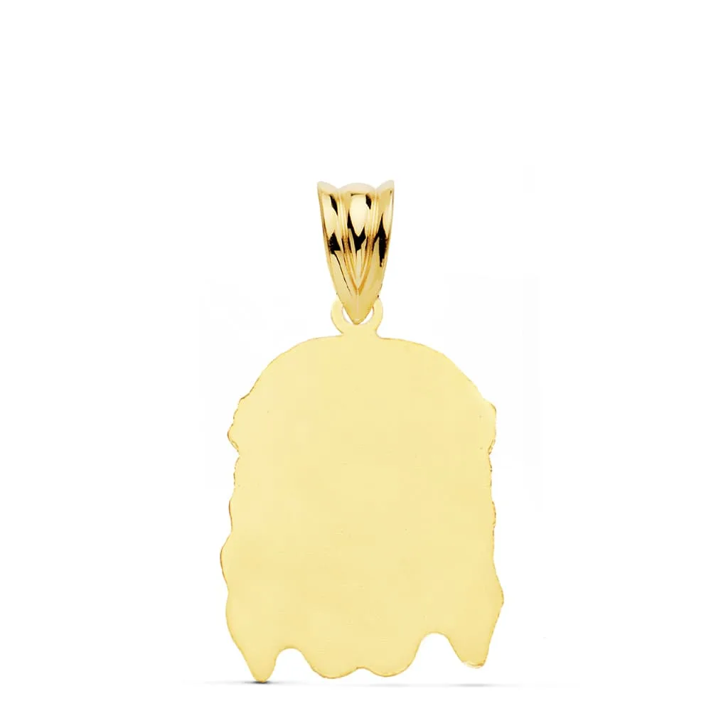 18K COLGANTE CRISTO DE LA BUENA MUERTE ORO AMARILLO 23X15 MM — vista 2