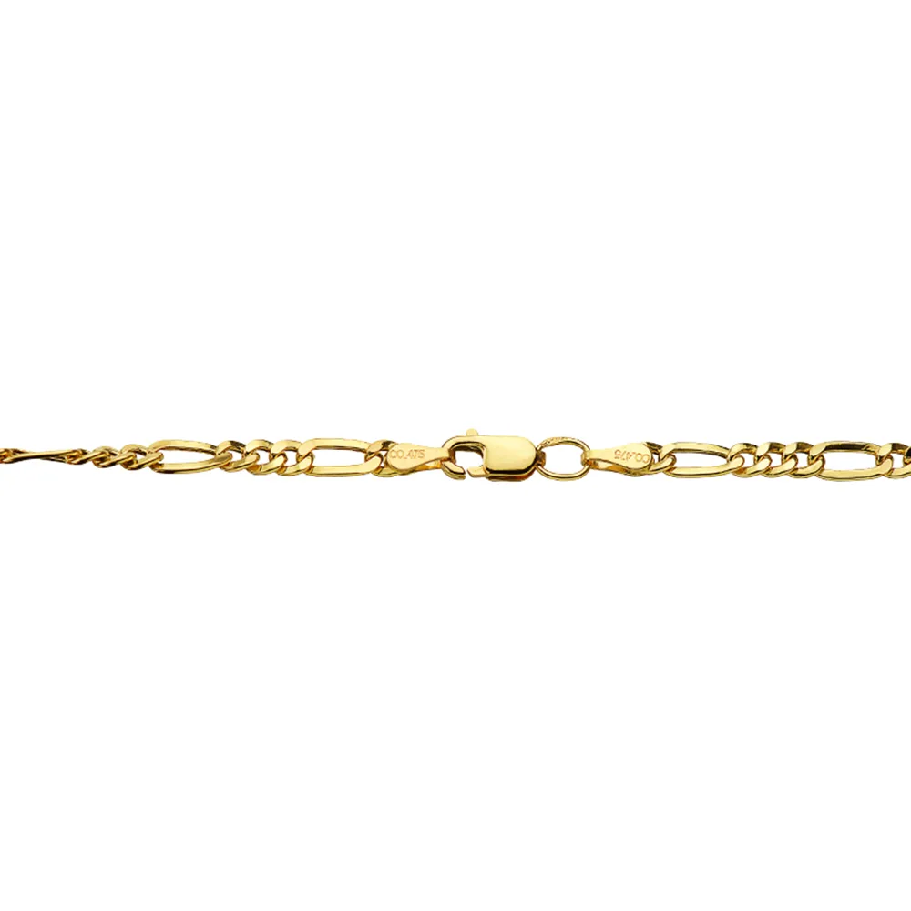 9K CADENA ORO AMARILLO CARTIER 3X1 HUECA. ANCHO: 3 MM. LARGO: 50 CM — vista 2
