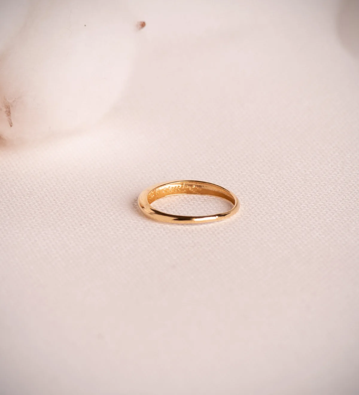 18K SORTIJA ORO AMARILLO LISA EN BRILLO. ANCHO: 3 MM — vista 3