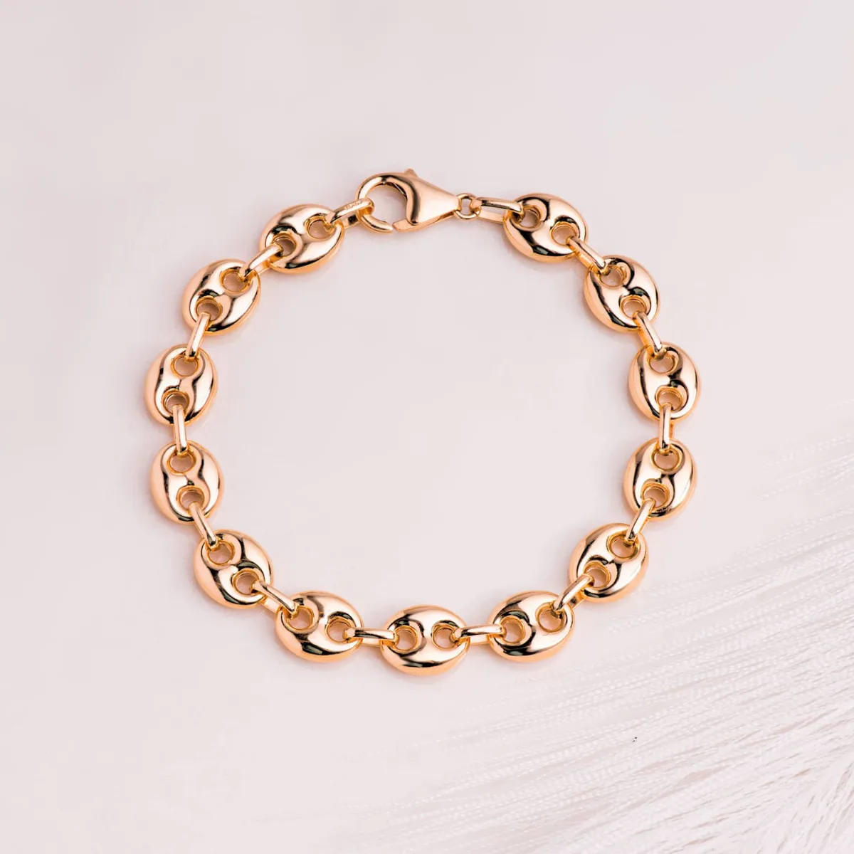 18K PULSERA ORO AMARILLO CALABROTE HUECO ANCHO: 10 MM. LARGO:  21CM — vista 2