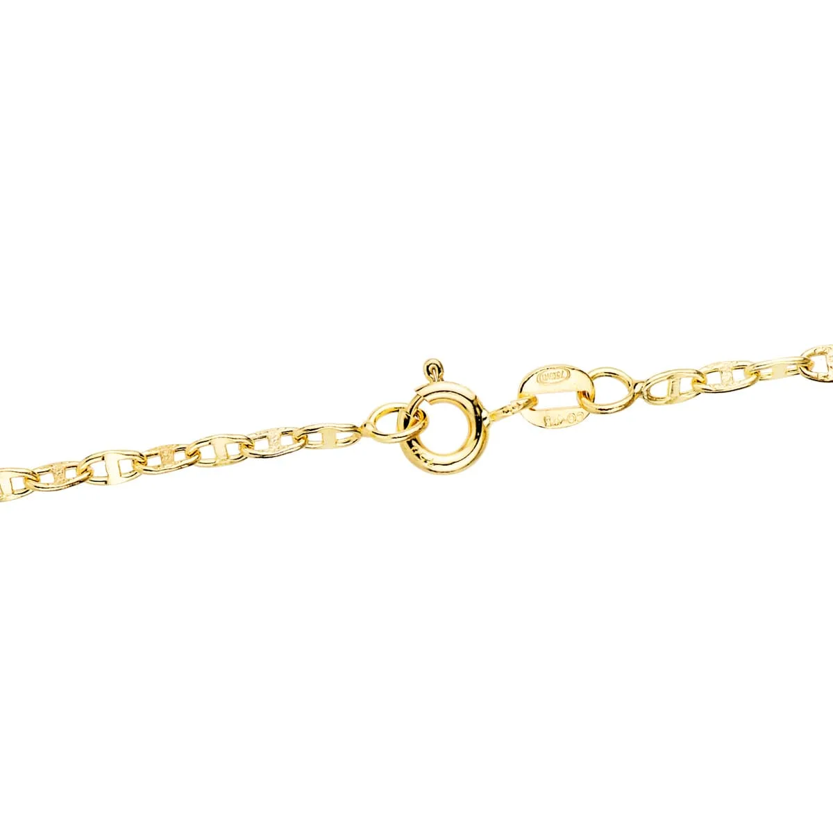 18K CADENA ORO AMARILLO ANCLA HUECA LARGO 60CM ANCHO 2.5 MM — vista 2