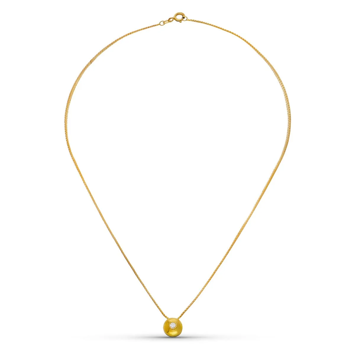 18K GARGANTILLA ORO BICOLOR MOTIVO CIRCONITAS
