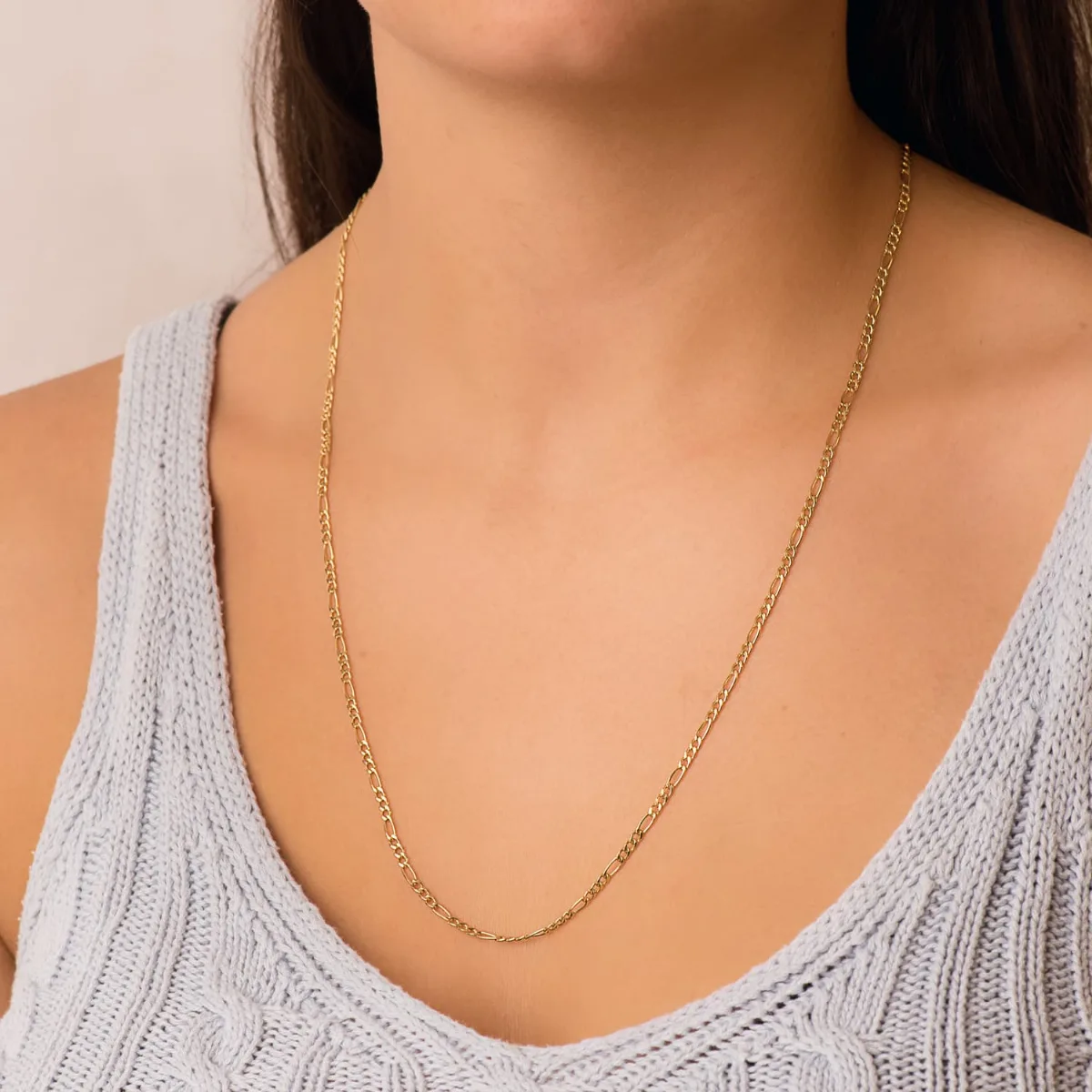 18K CADENA ORO AMARILLO CARTIER HUECA 2.5MM LARGO: 60CM — vista 2