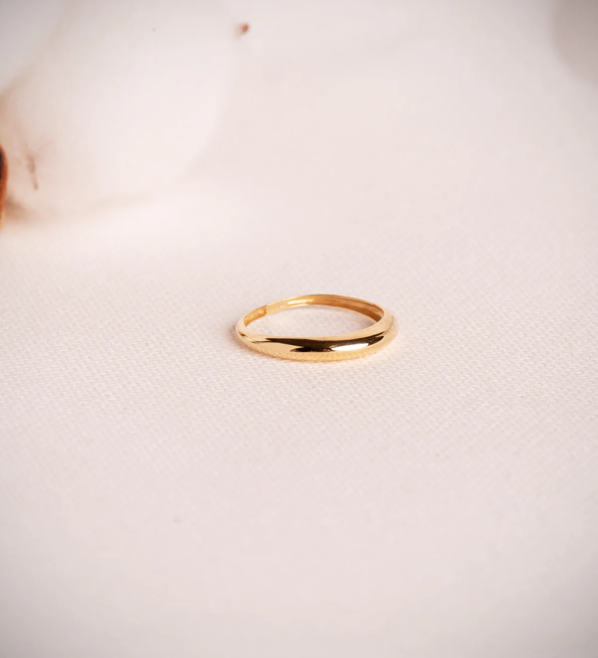 18K SORTIJA ORO AMARILLO LISA EN BRILLO. ANCHO: 3 MM — vista 2