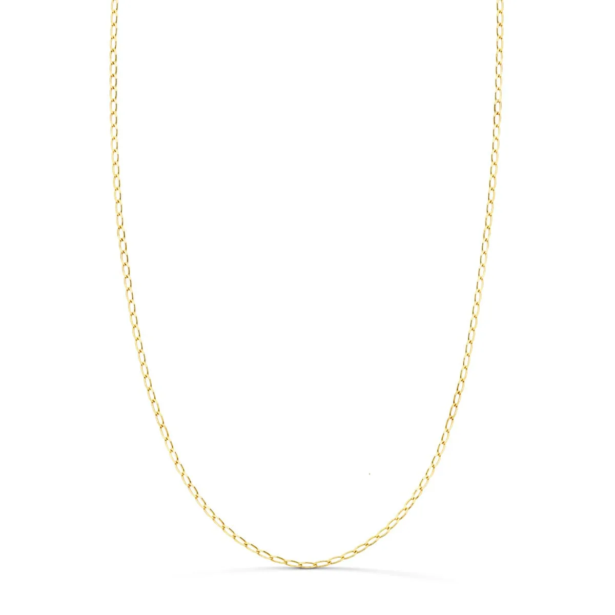 18K CADENA ORO AMARILLO BILBAO MACIZA ANCHO: 1MM LARGO: 50CM