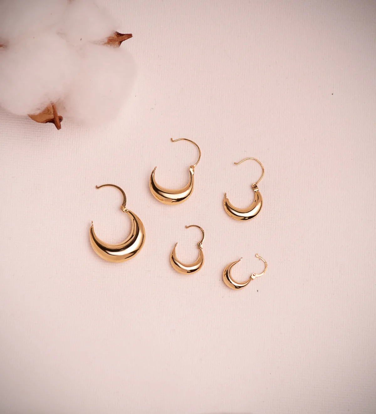 18K PENDIENTES AROS ORO AMARILLO MORCILLA HUECOS. MEDIDA: 21X17 MM CIERRE GANCHO. GROSOR: 5 MM — vista 3