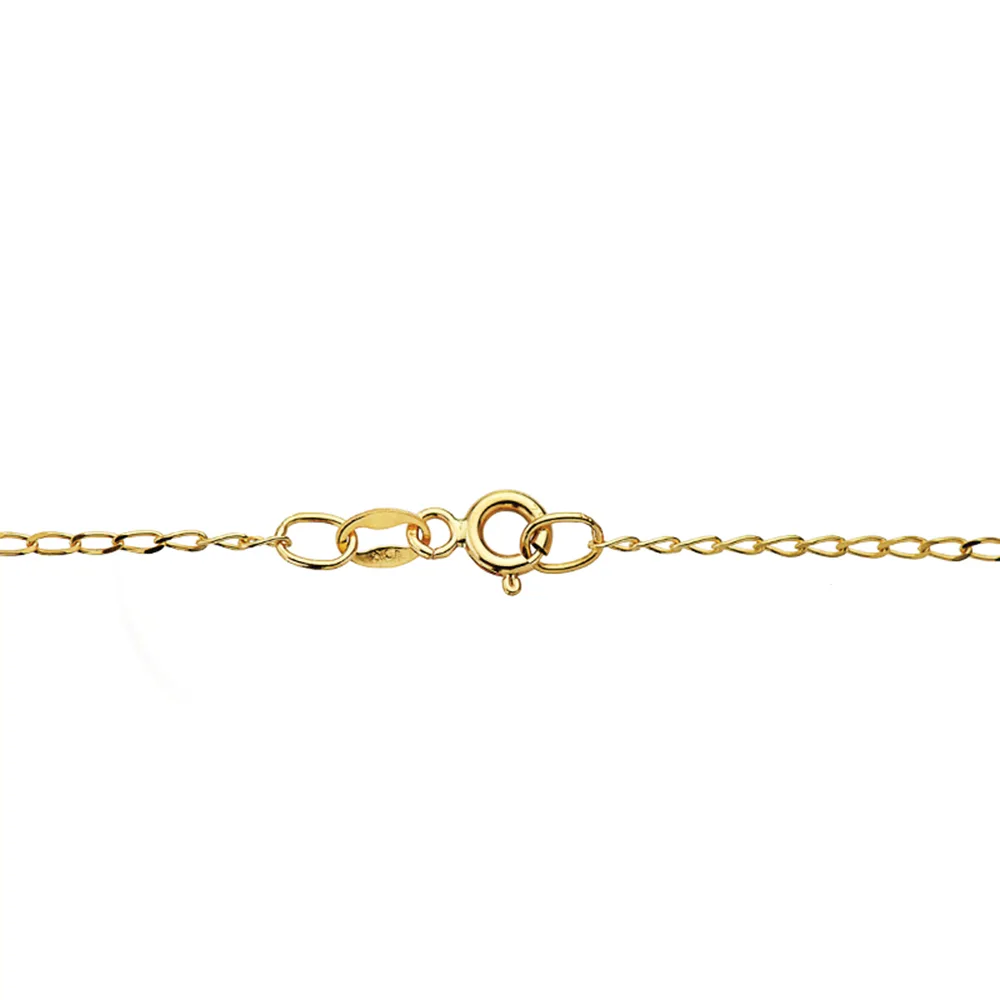 18K CADENA ORO AMARILLO MACIZA BILBAO  50CM 0.9 MM — vista 2