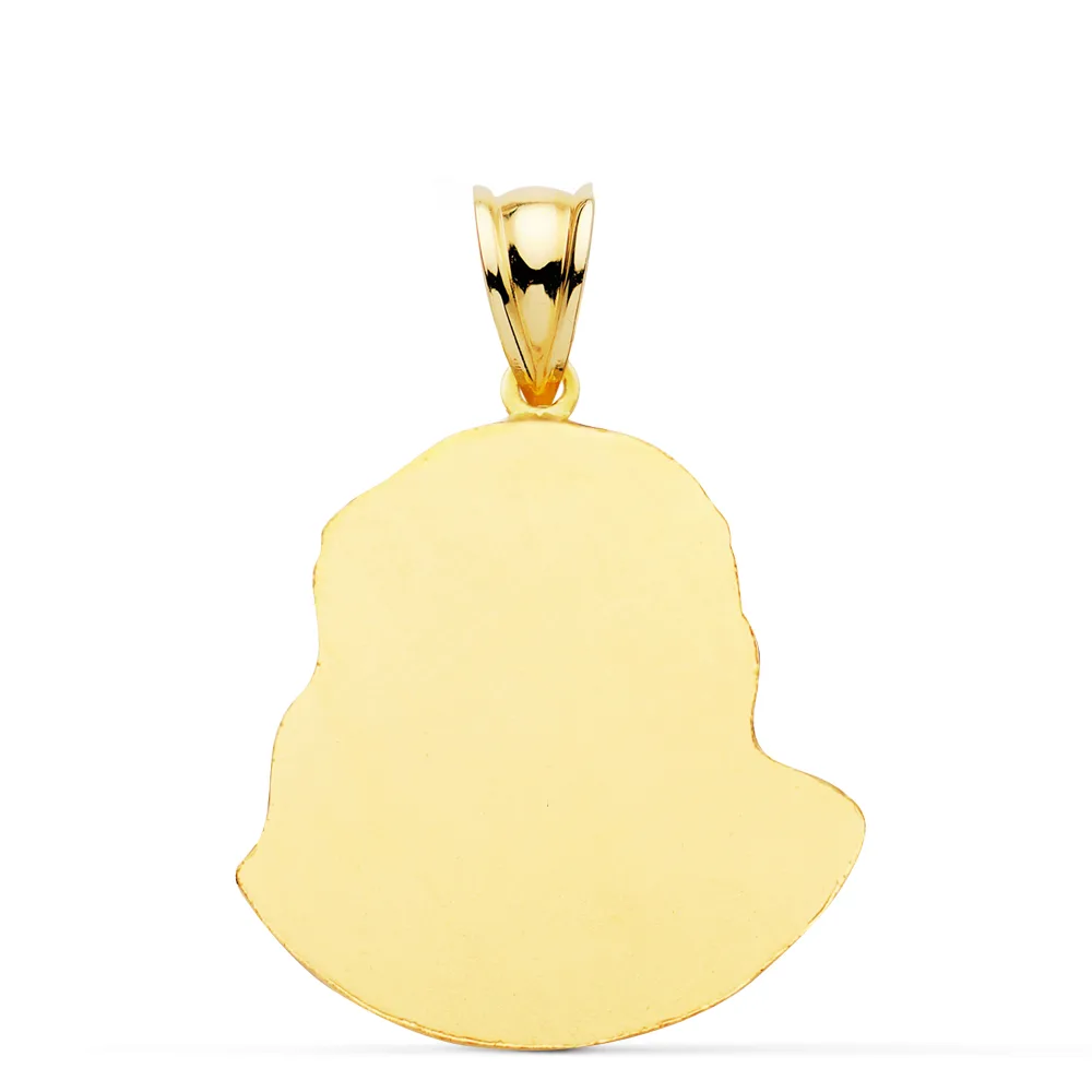 18K CRISTO SANTO ROSTRO ORO AMARILLO 27X22 MM — vista 2