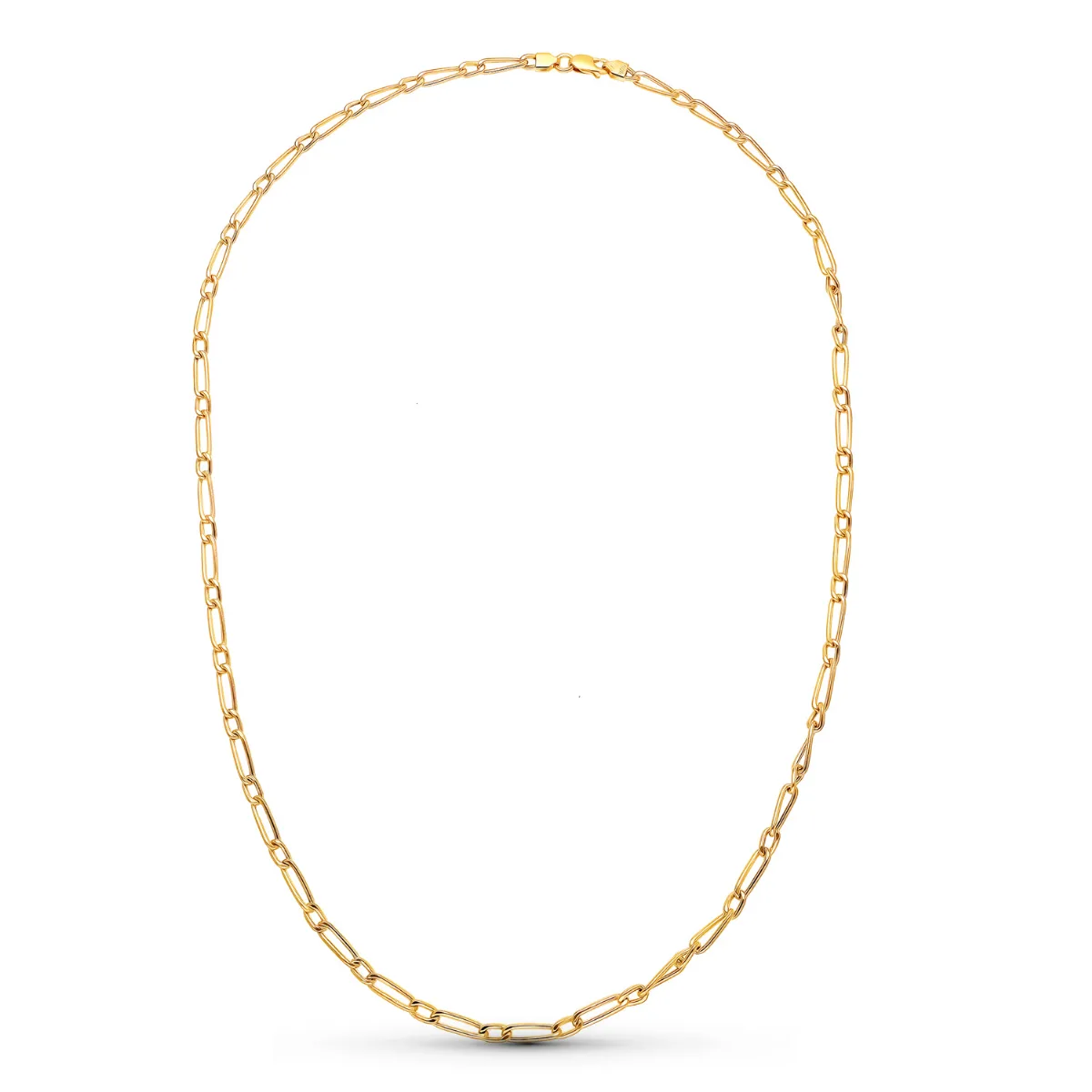 18K CADENA ORO AMARILLO CARTIER HUECA 50CM 3 MM