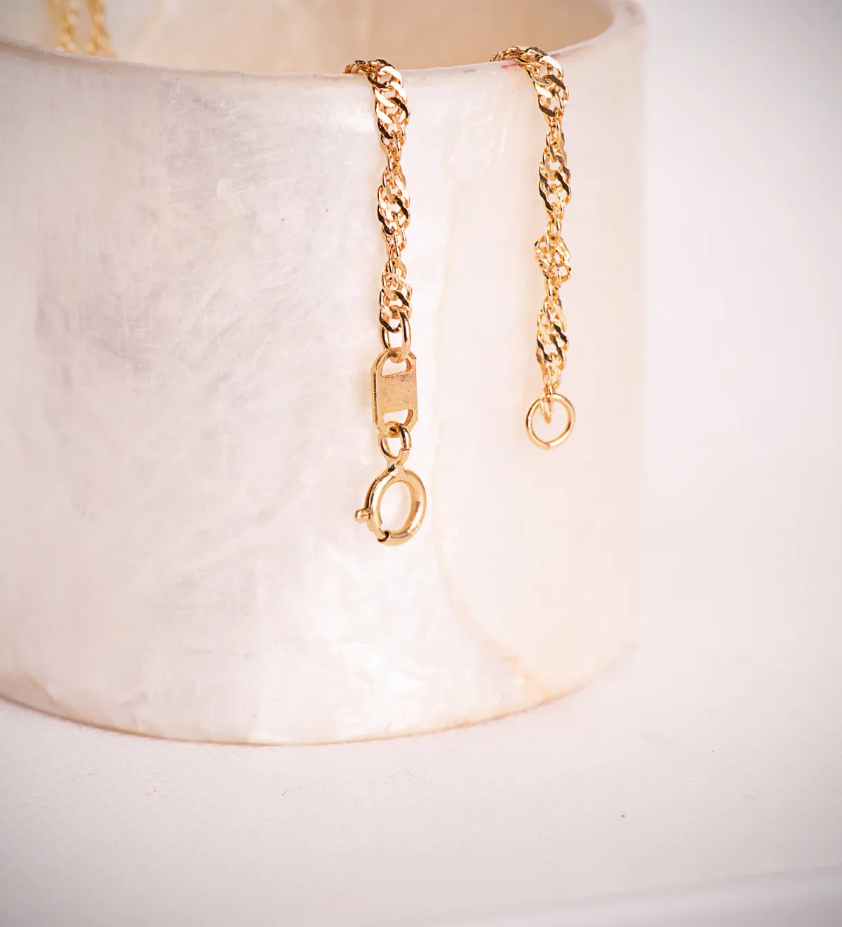 18K CADENA ORO AMARILLO SINGAPUR 45CM 2 MM — vista 2