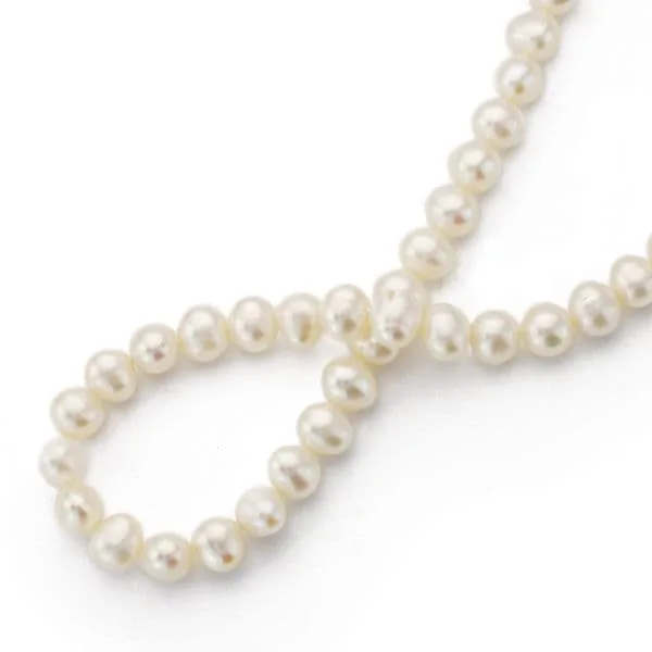 COLLAR HILO PERLA CULTIVADA 7 MM 40CM