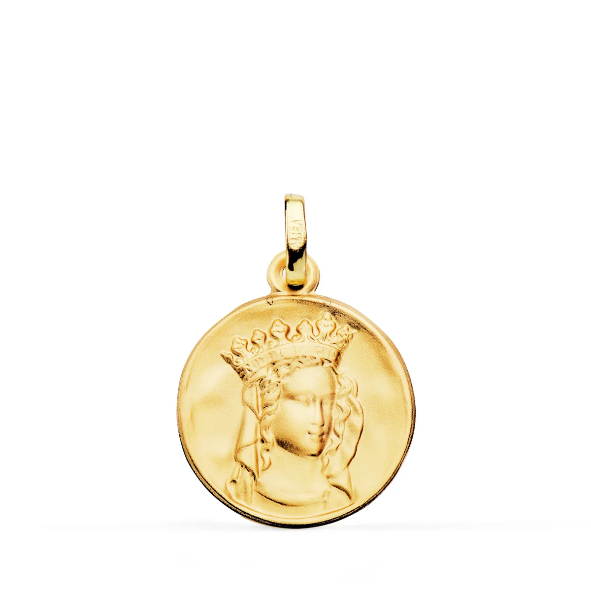 18K MEDALLA ORO AMARILLO NOTRE DAME DE PARIS 18 MM