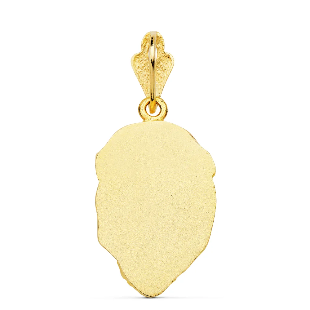 18K COLGANTE ORO AMARILLO CABEZA DE CRISTO 31X20 MM — vista 2