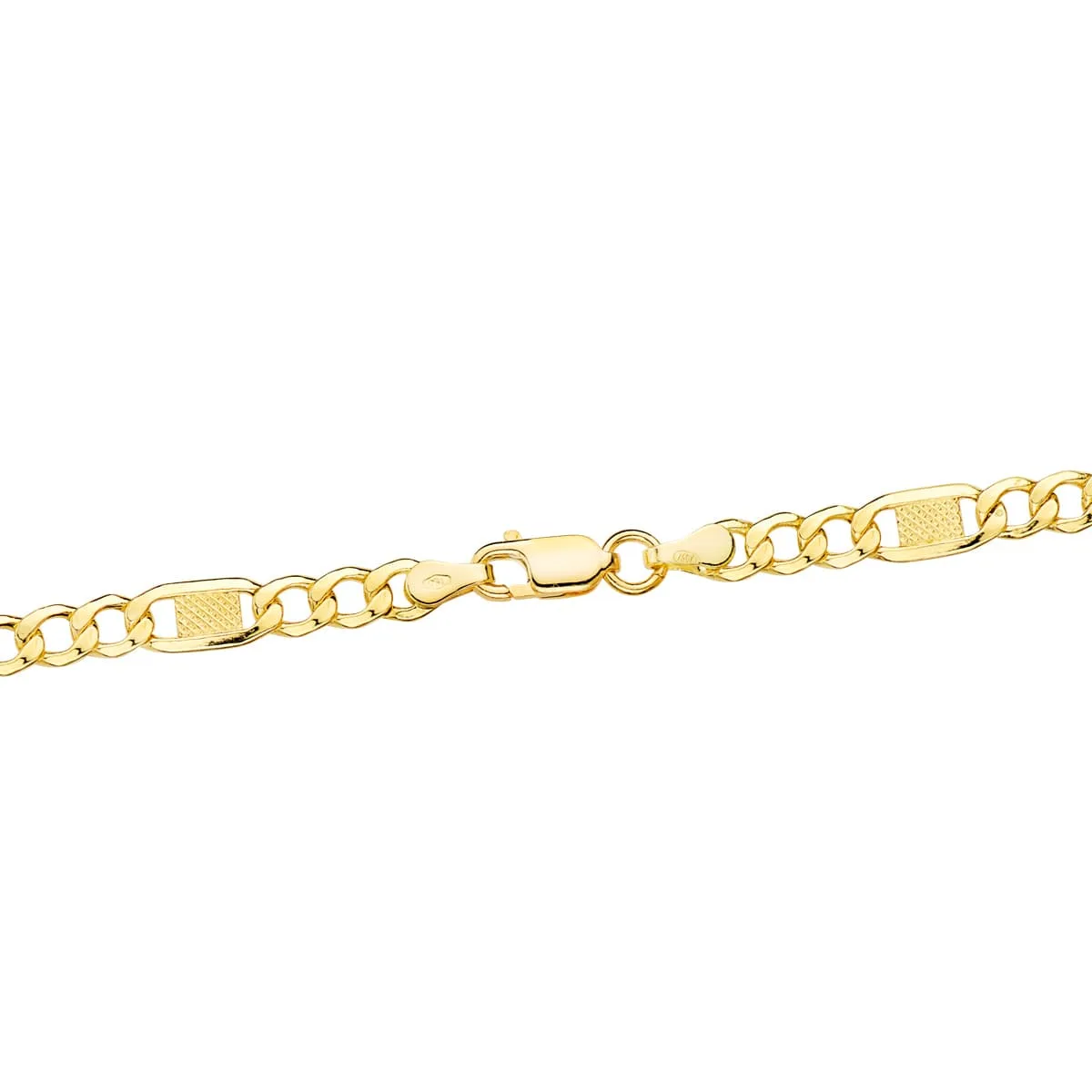 18K CADENA CARTIER ORO AMARILLO ESLABONES HUECOS 3X1. LARGO: 50CM ANCHO: 5 MM — vista 2
