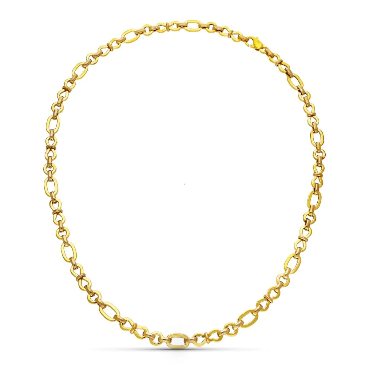 18K GARGANTILLA ORO AMARILLO ESLABONES 45CM