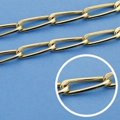 18K CADENA ORO AMARILLO BILBAO 50CM 4.5 MM — vista 2