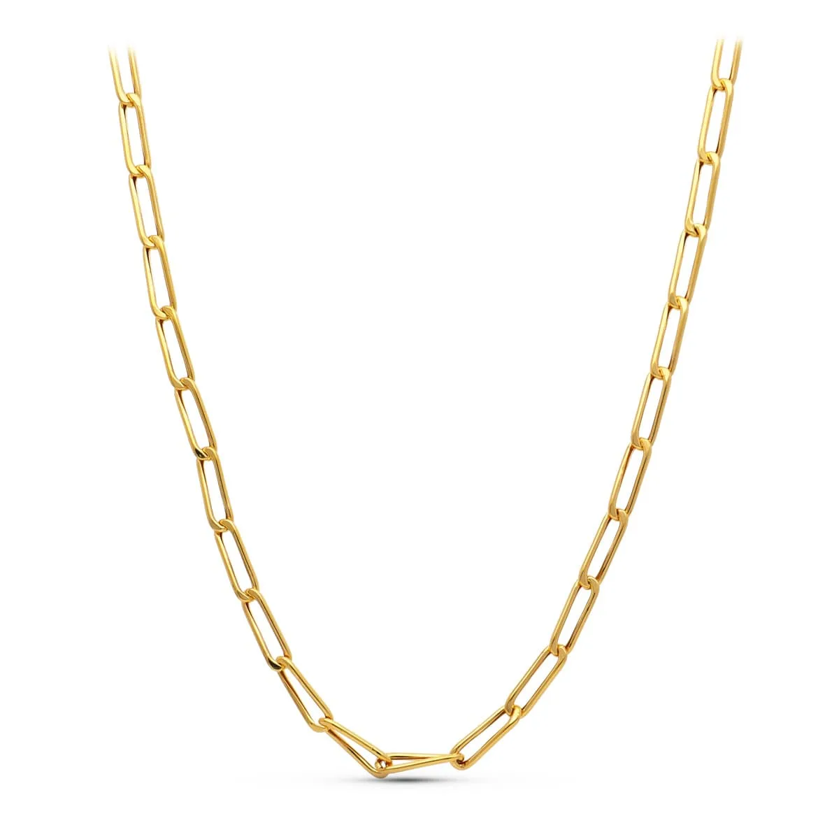 18K CADENA ORO AMARILLO BILBAO 50CM 4.5 MM