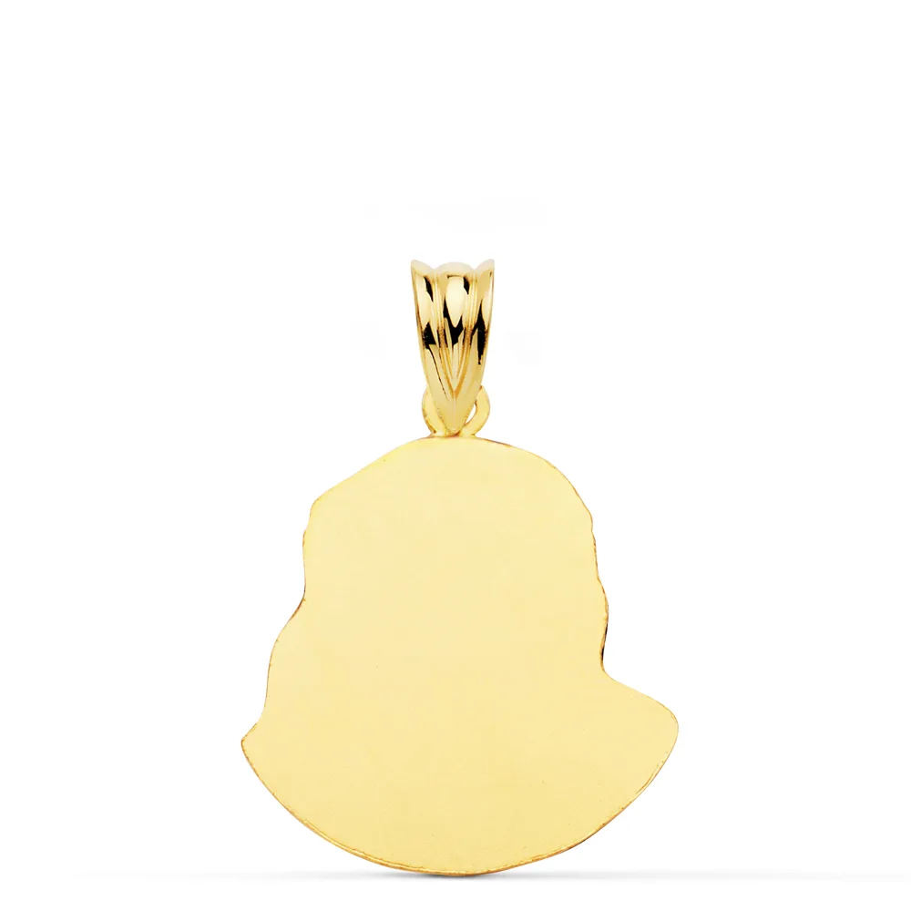 18K COLGANTE CRISTO MURILLO ORO AMARILLO 23X18 MM — vista 2