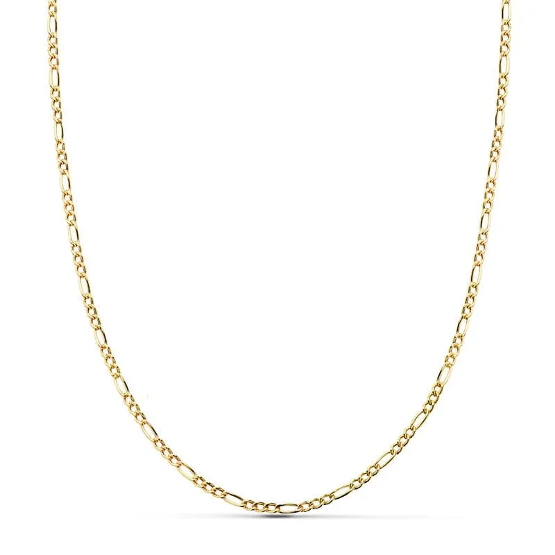 18K CADENA ORO AMARILLO CARTIER HUECA 50CM 2 MM