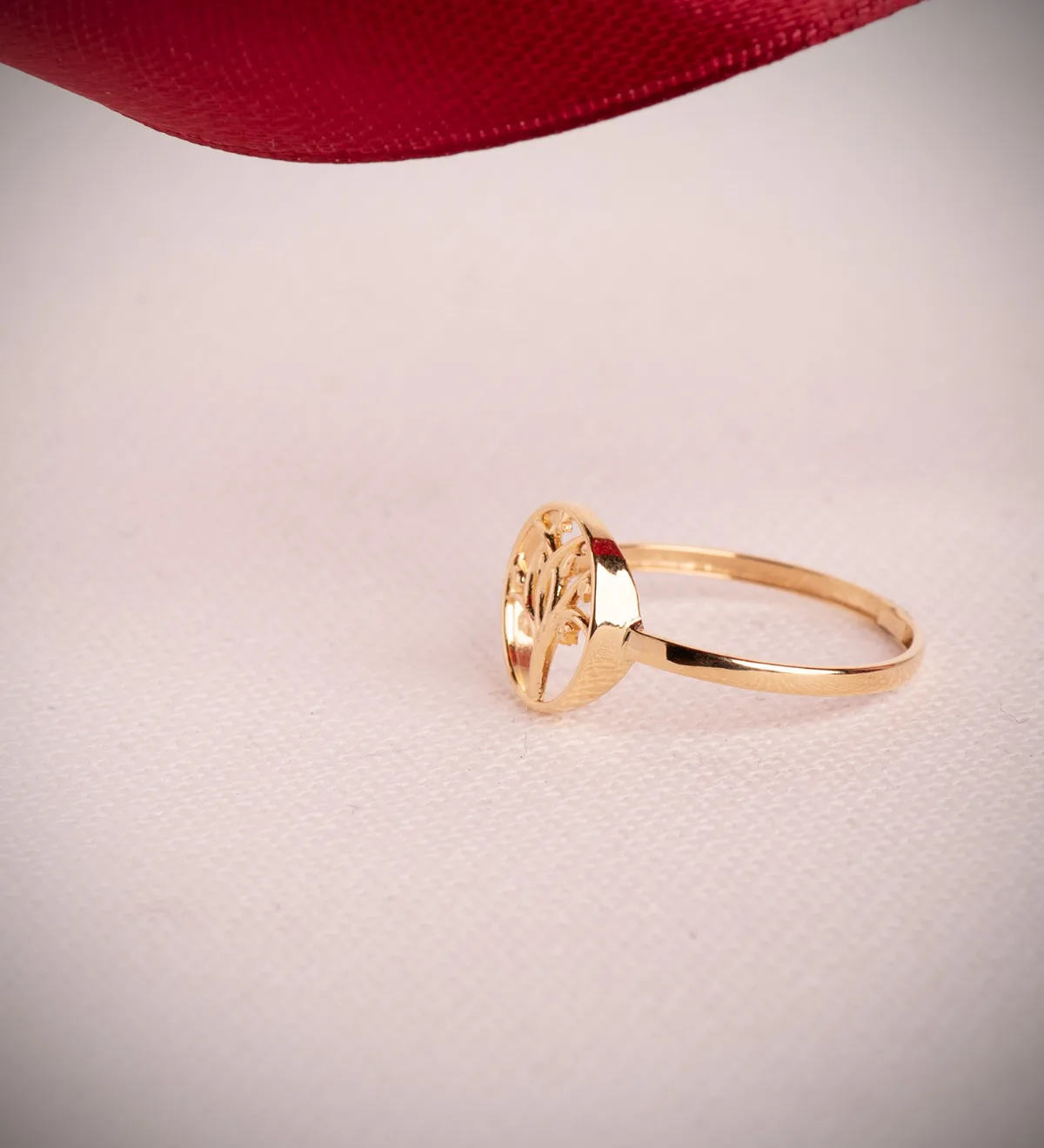 18K SORTIJA ORO AMARILLO ARBOL DE LA VIDA CALADO. ANCHO: 10 MM. — vista 3