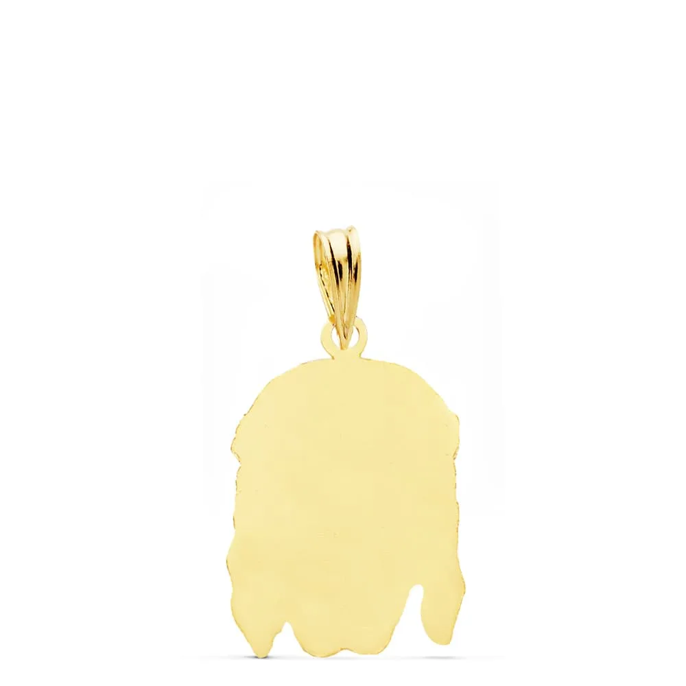 18K CRISTO BUENA MUERTE ORO AMARILLO 21X14 MM — vista 2