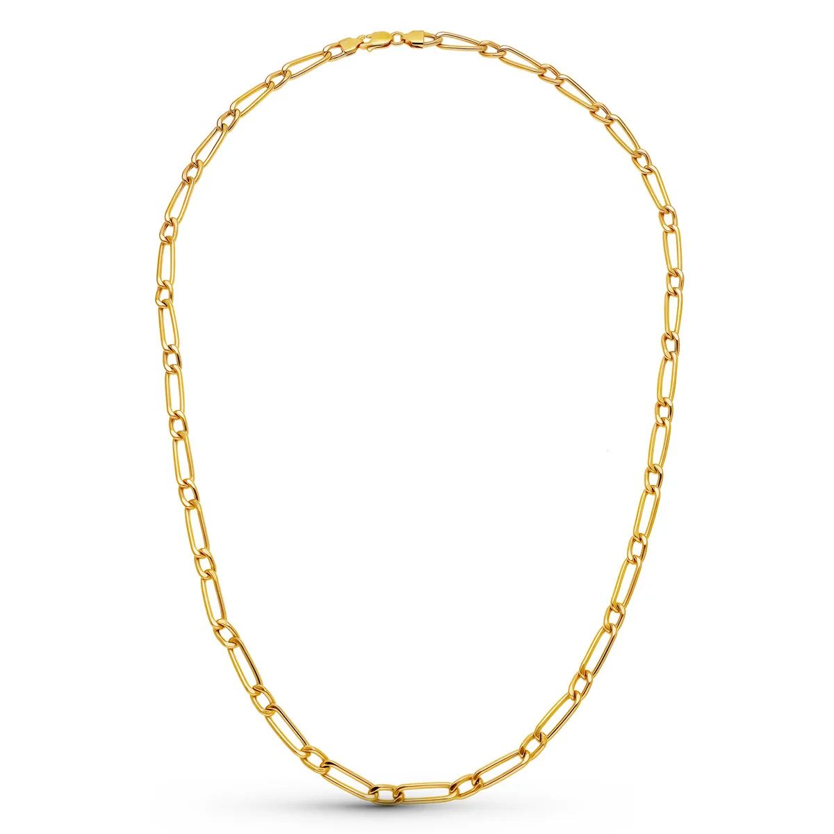 18K CADENA ORO AMARILLO CARTIER HUECA 50CM 4.5 MM