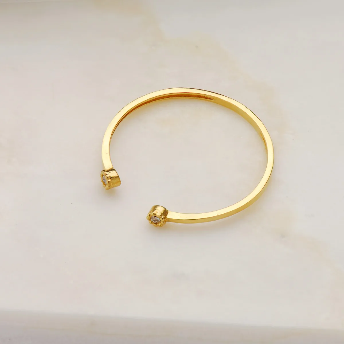18K SORTIJA ORO AMARILLO DIAMANTES 0,0160 QTS. VS2-G CUERPO 1,10 MM — vista 2