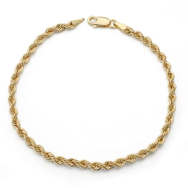 18K PULSERA ORO AMARILLO CORDON SALOMONICO. ANCHO 3,3 MM LARGO 19,5 CM